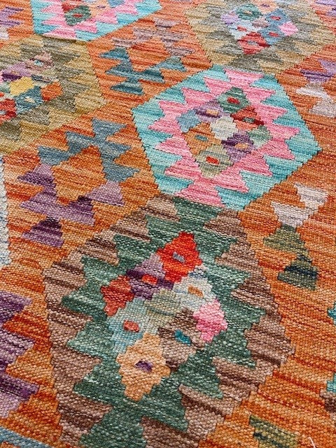 Hand-woven carpet Kilim