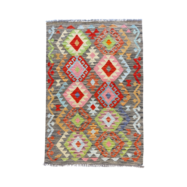 Handgeweven tapijt Kelim