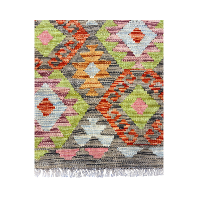 Handgeweven tapijt Kelim