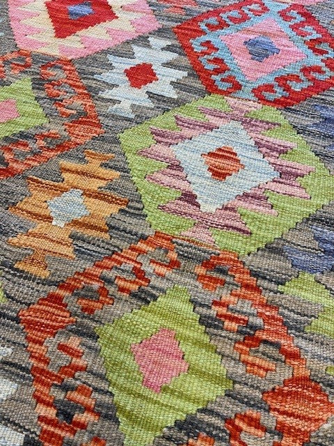 Handgeweven tapijt Kelim