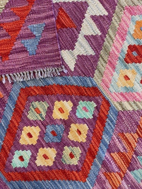 Hand-woven carpet Kilim