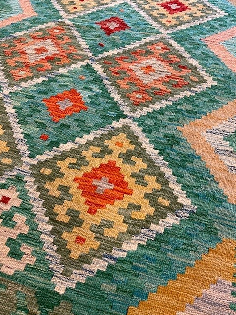 Hand-woven carpet Kilim