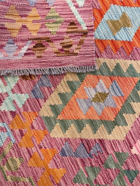 Hand-woven carpet Kilim