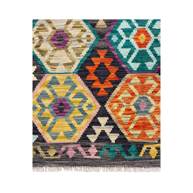Hand-woven carpet Kilim