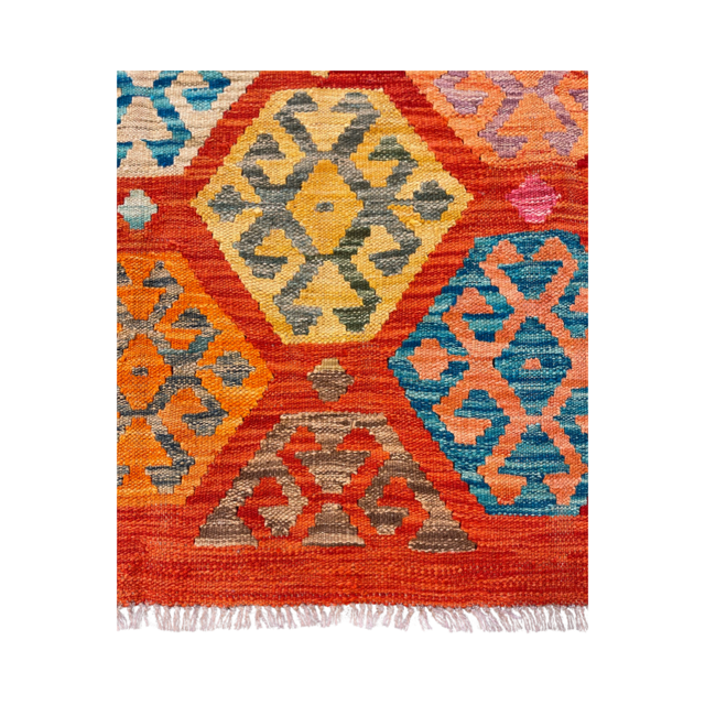 Hand-woven carpet Kilim