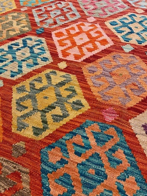 Hand-woven carpet Kilim