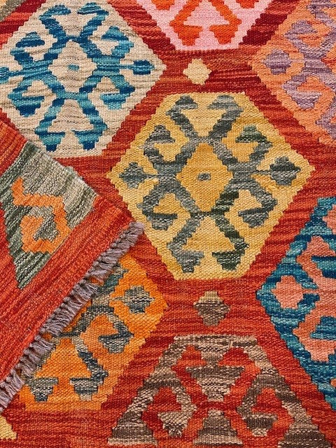 Hand-woven carpet Kilim