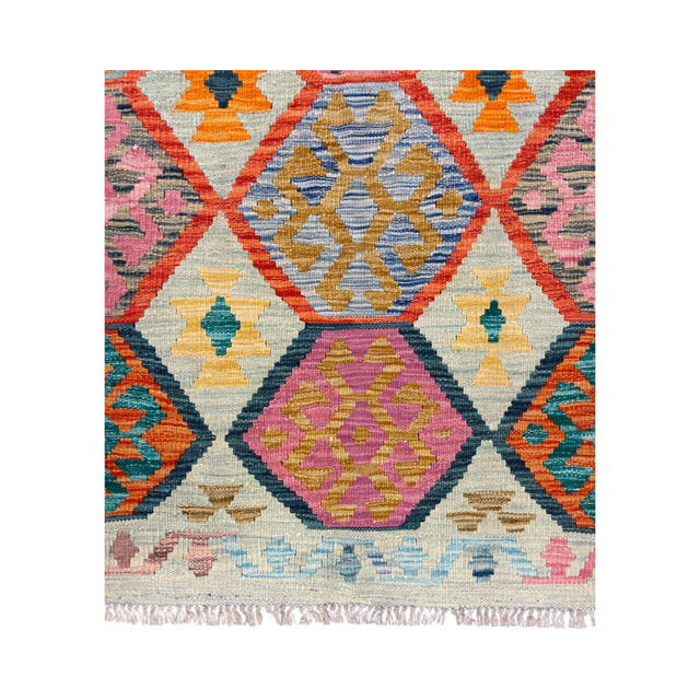 Hand-woven carpet Kilim