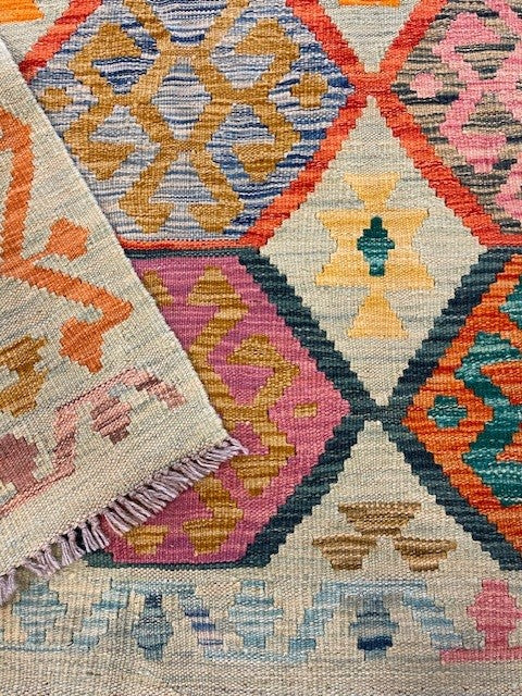 Hand-woven carpet Kilim