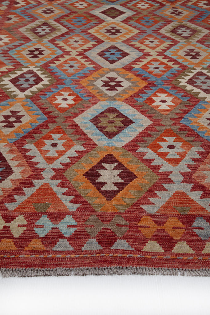 Handgeweven tapijt Kelim