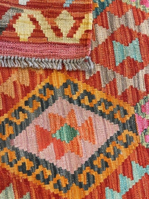 Hand-woven carpet Kilim