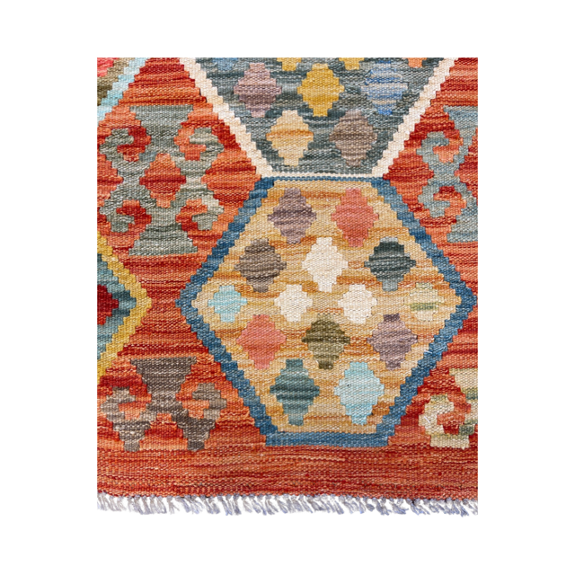 Hand-woven carpet Kilim