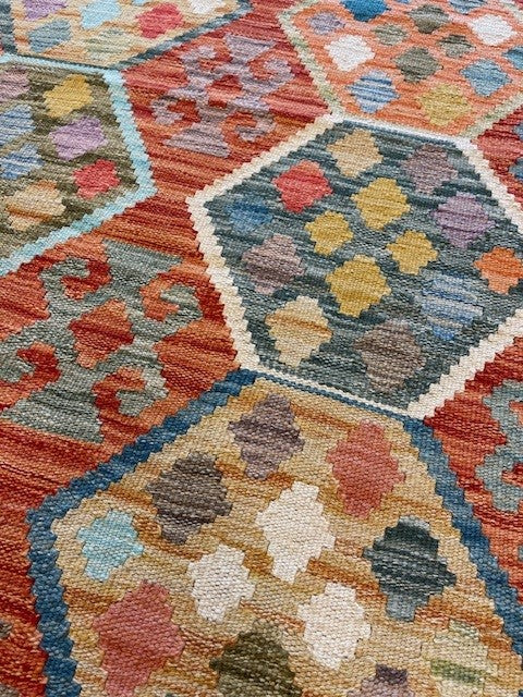 Hand-woven carpet Kilim