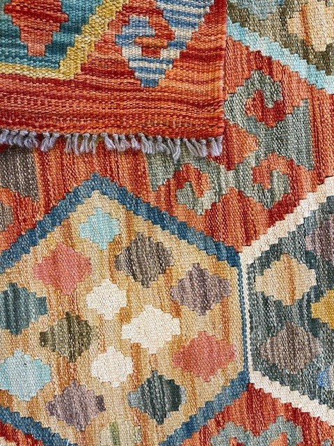 Hand-woven carpet Kilim