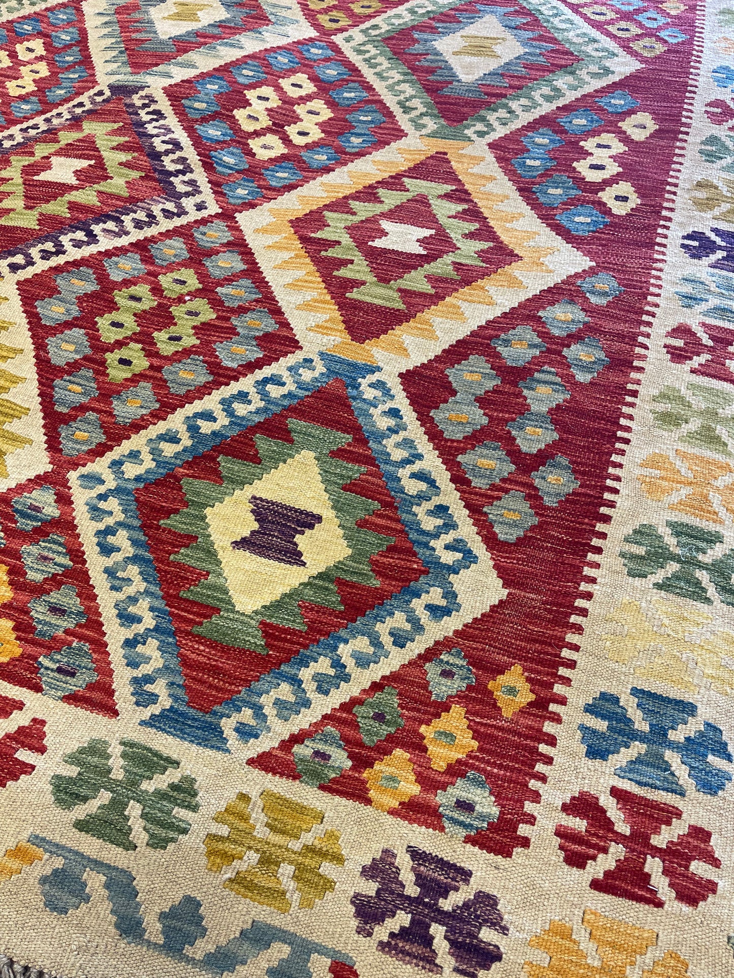 Hand-woven carpet Kilim