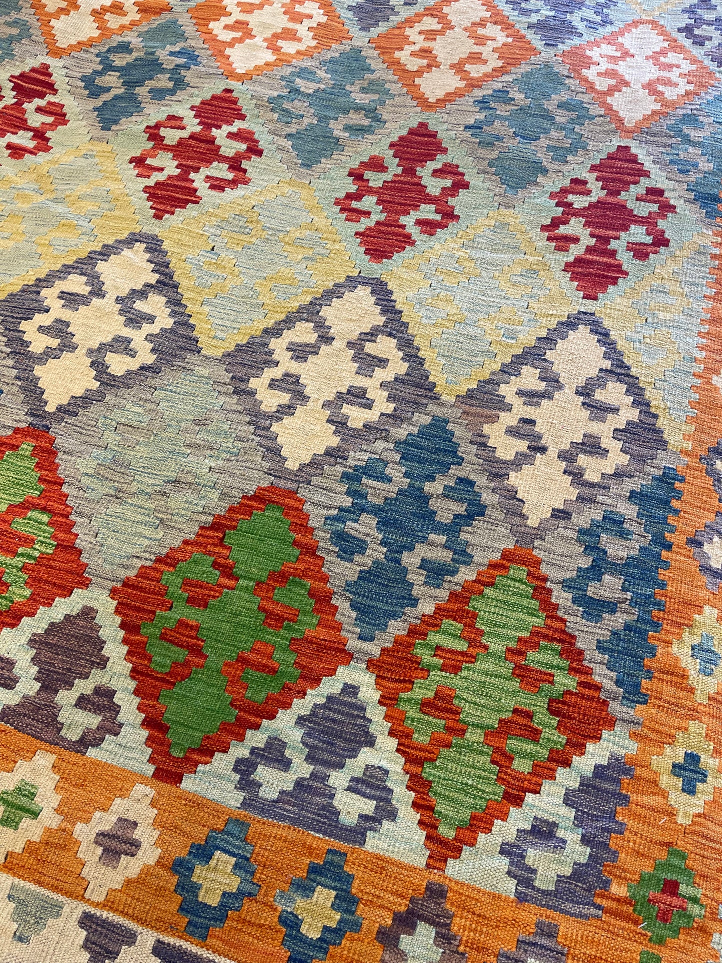 Hand-woven carpet Kilim