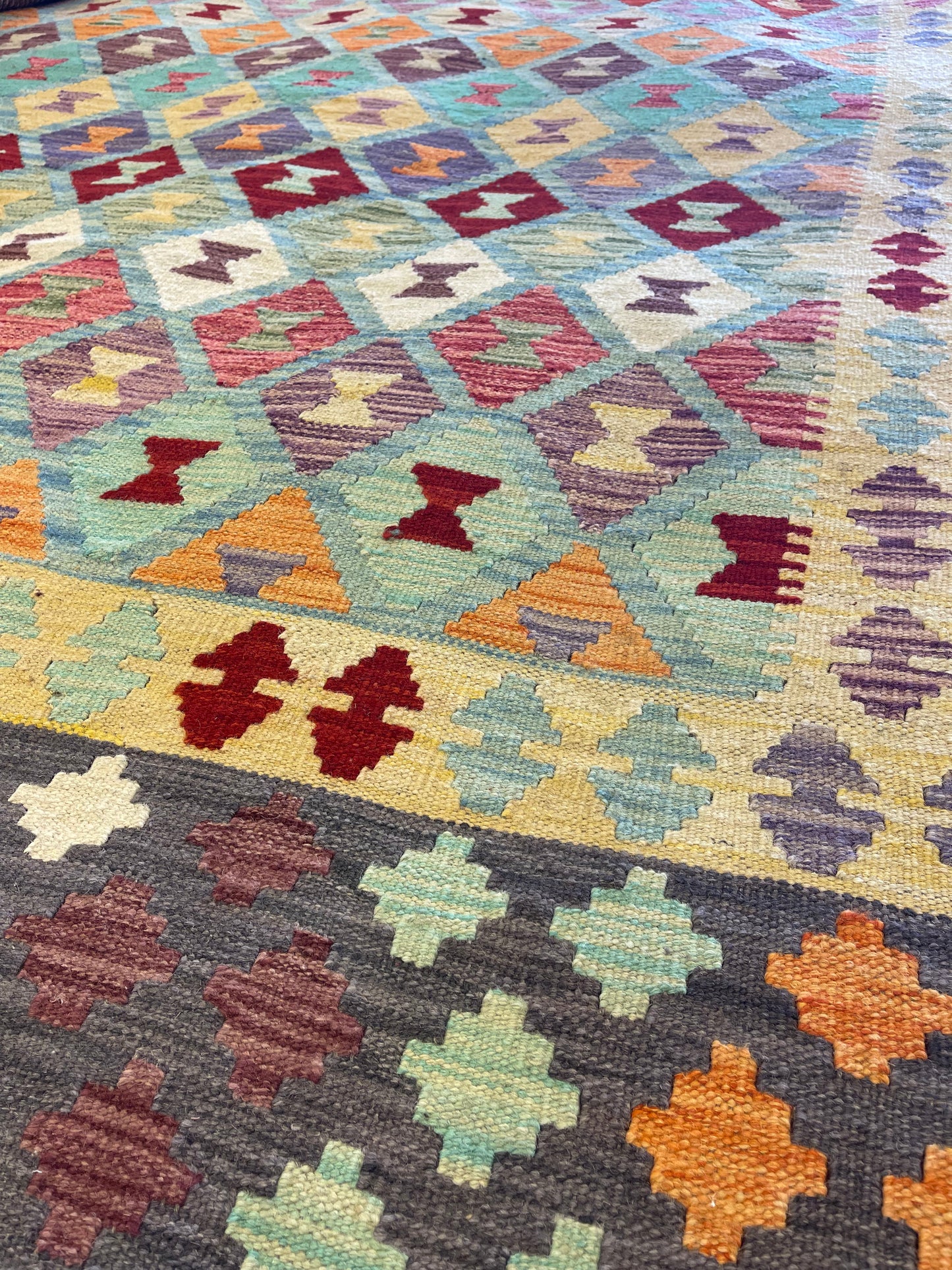 Hand-woven carpet Kilim