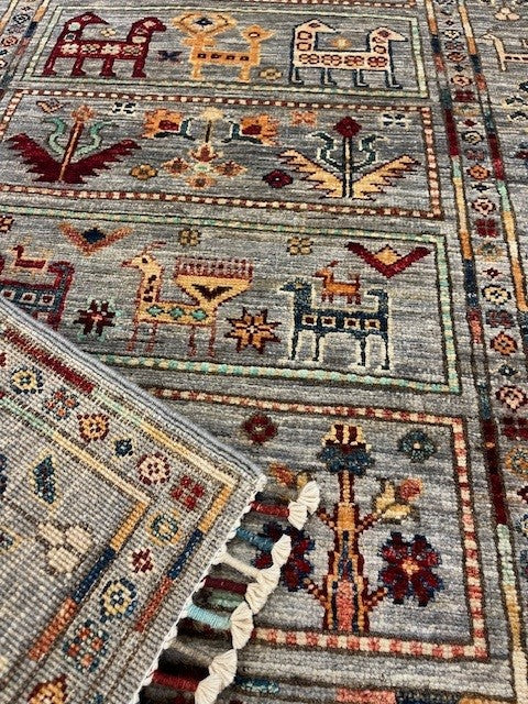 Handgeknoopt tapijt Chakpalu Traditional