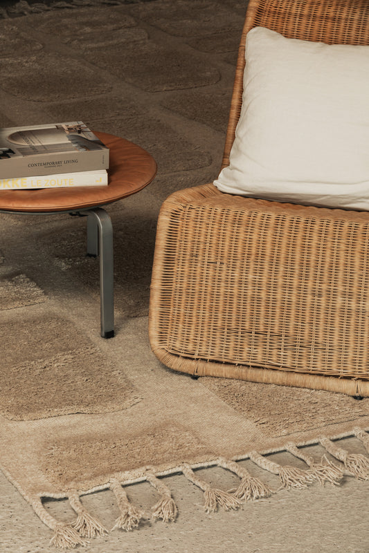 Hand-knotted carpet Boho Angel