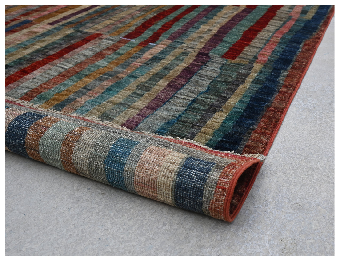 Handgeknoopt tapijt Afghan BAME