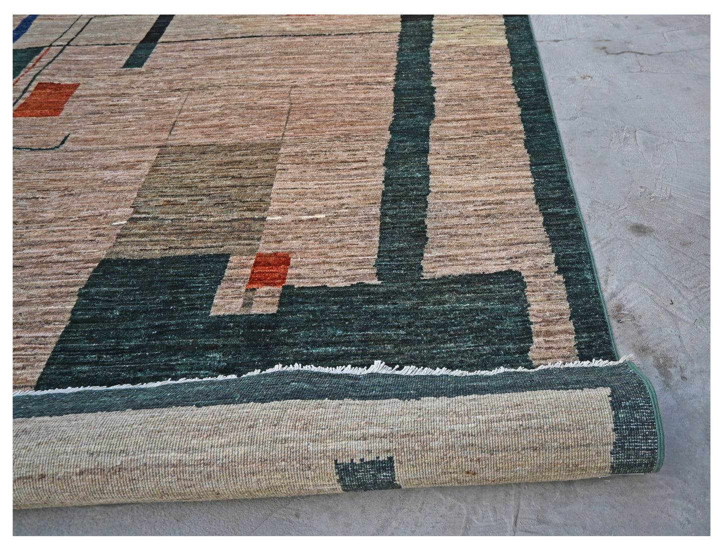 Handgeknoopt tapijt Afghan BAME