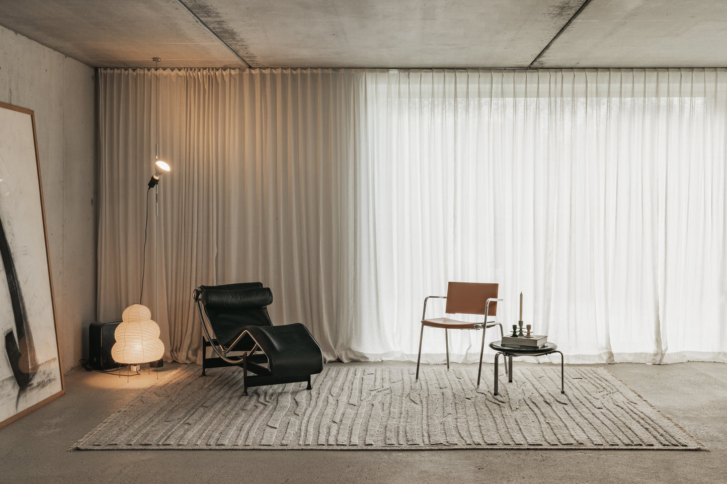 Handgeknoopt tapijt Boho Wave