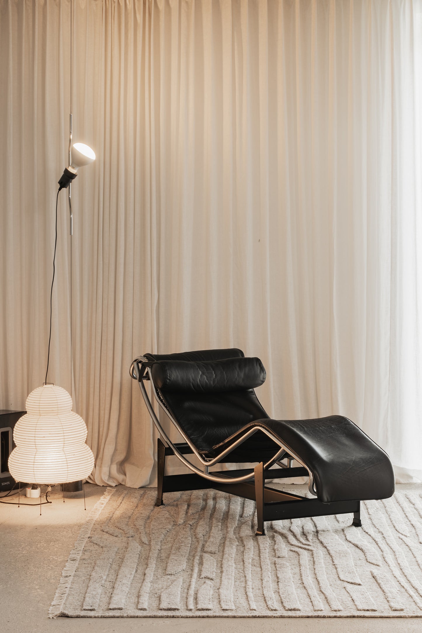 Handgeknoopt tapijt Boho Wave