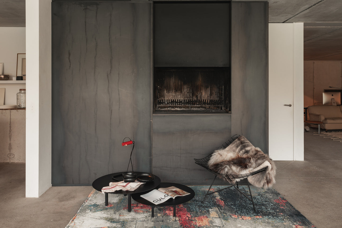 Hand-knotted carpet Modern