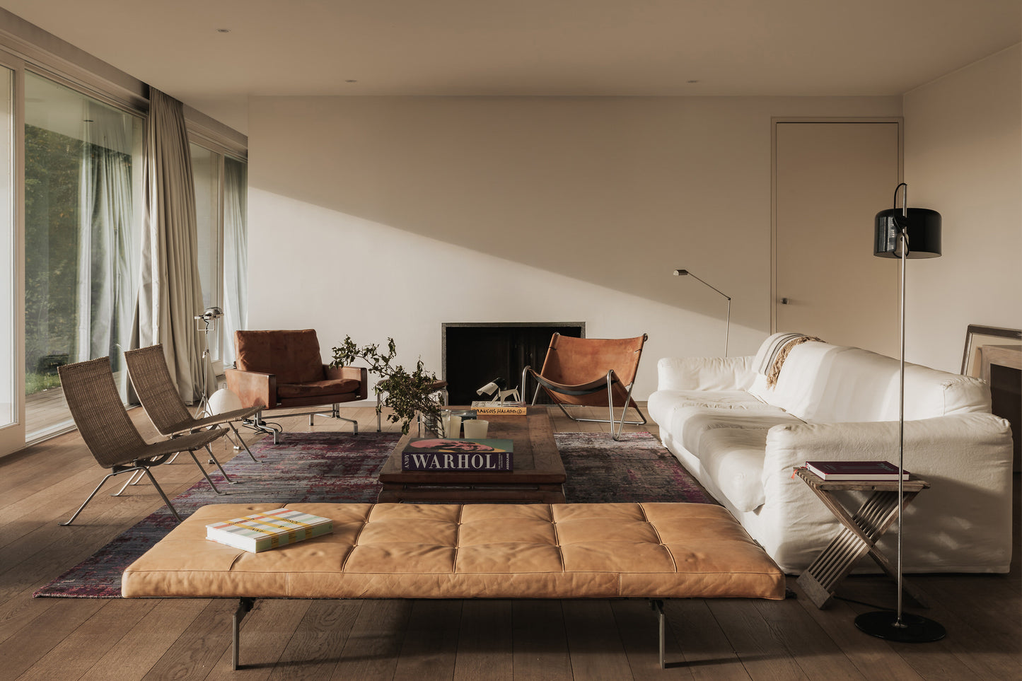 Handgeknoopt tapijt Purple Rain ARTWORK