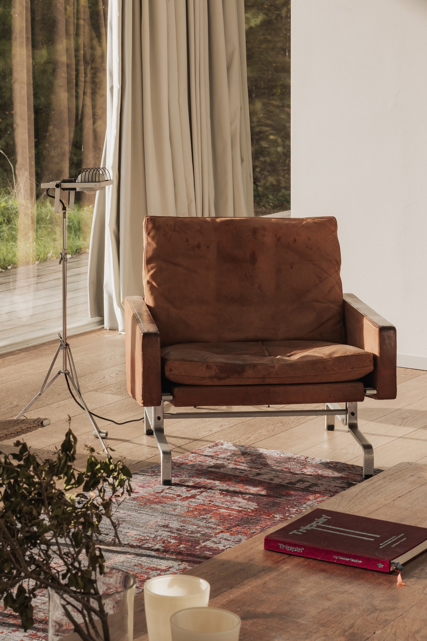 Handgeknoopt tapijt Purple Rain ARTWORK