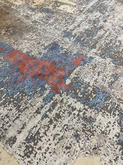 Hand-knotted carpet Modern