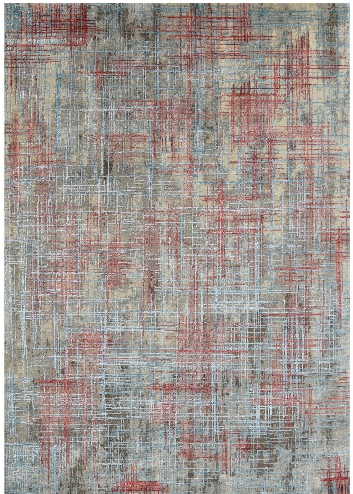 Hand-knotted carpet Modern