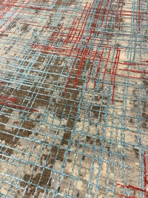 Hand-knotted carpet Modern