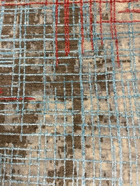 Hand-knotted carpet Modern