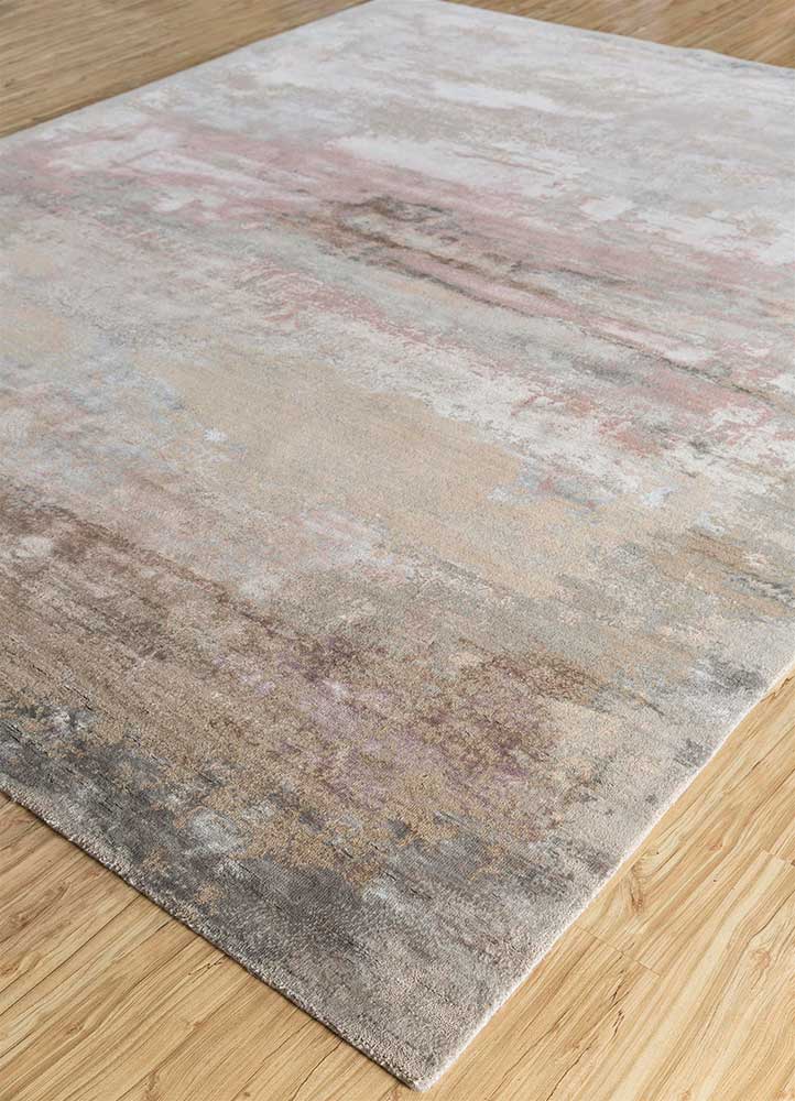 Hand-knotted carpet Rose smoke / Ashwood