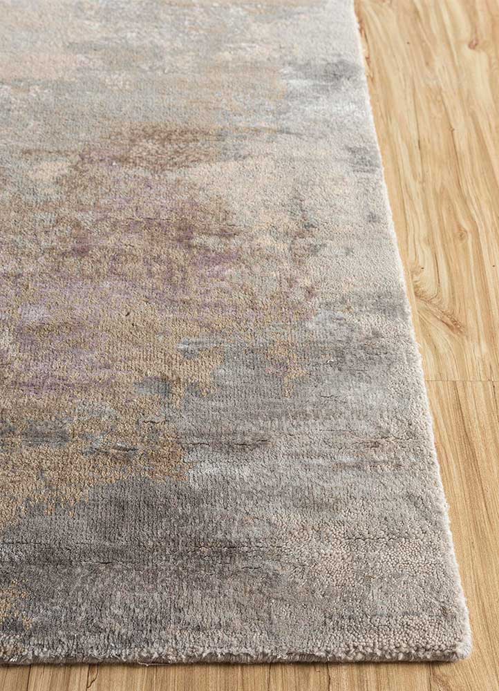 Hand-knotted carpet Rose smoke / Ashwood