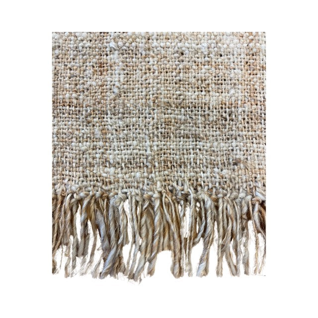 Hand-knotted carpet Wool and jute