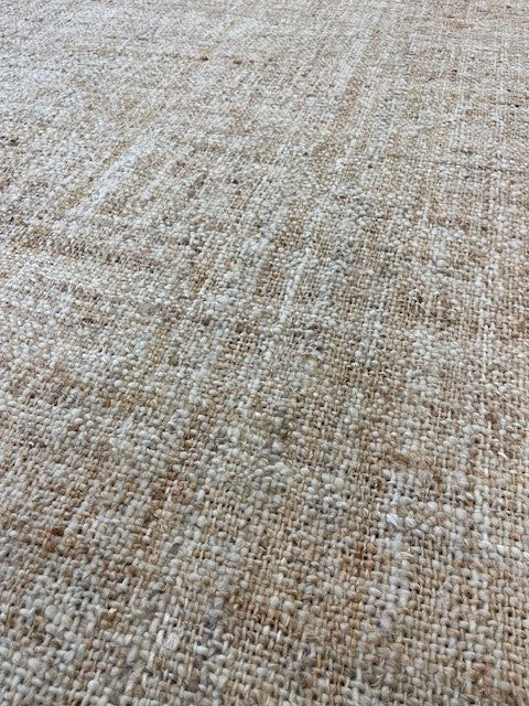 Hand-knotted carpet Wool and jute