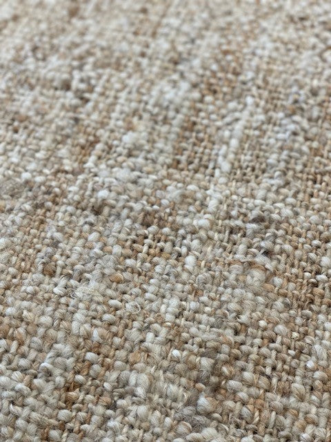 Hand-knotted carpet Wool and jute