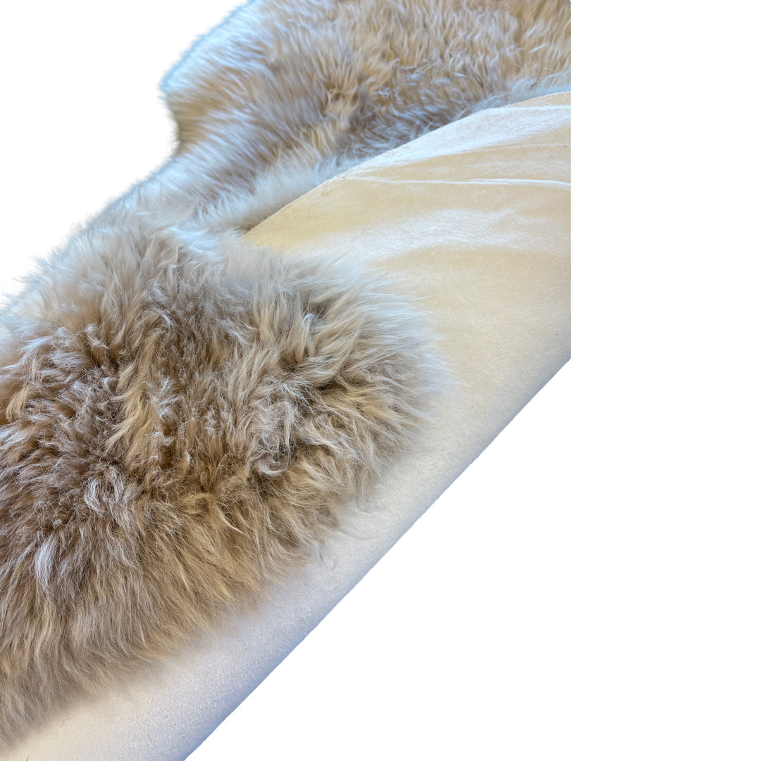 HUIDEN Schapenvacht Silberquartz