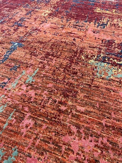 Handgeknoopt tapijt Aatish