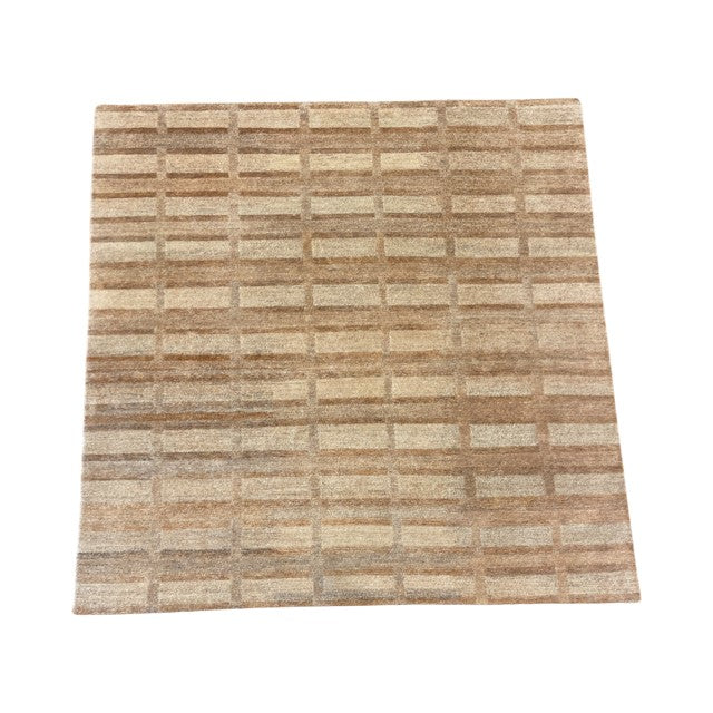 Hand-knotted carpet Hemp