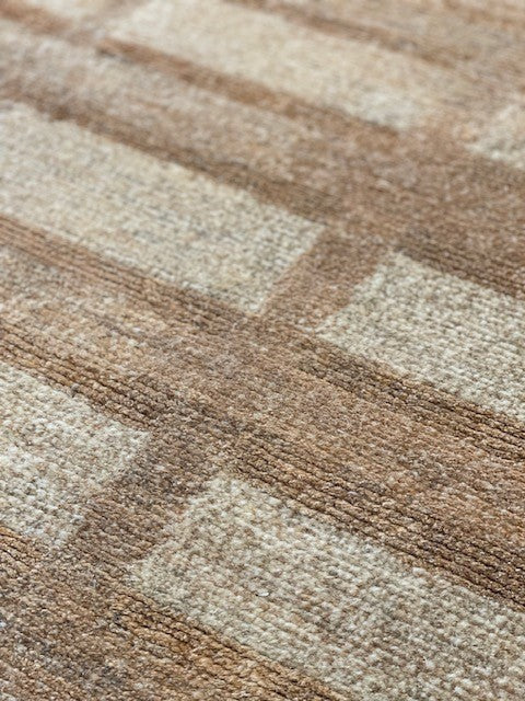 Hand-knotted carpet Hemp