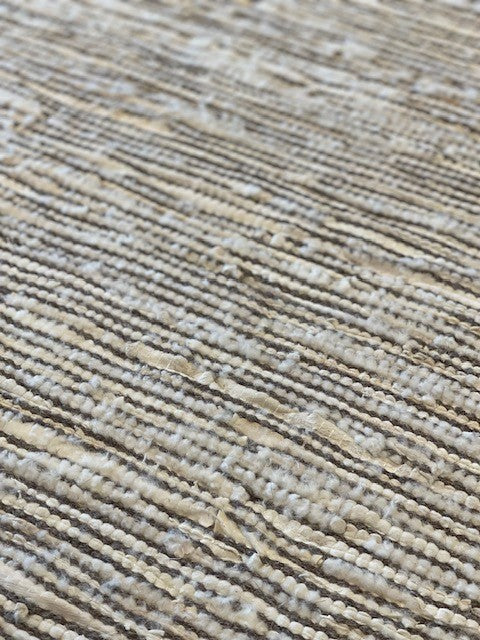 Handgeknoopt tapijt Wol en leer