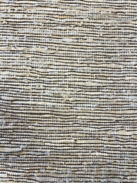 Handgeknoopt tapijt Wol en leer