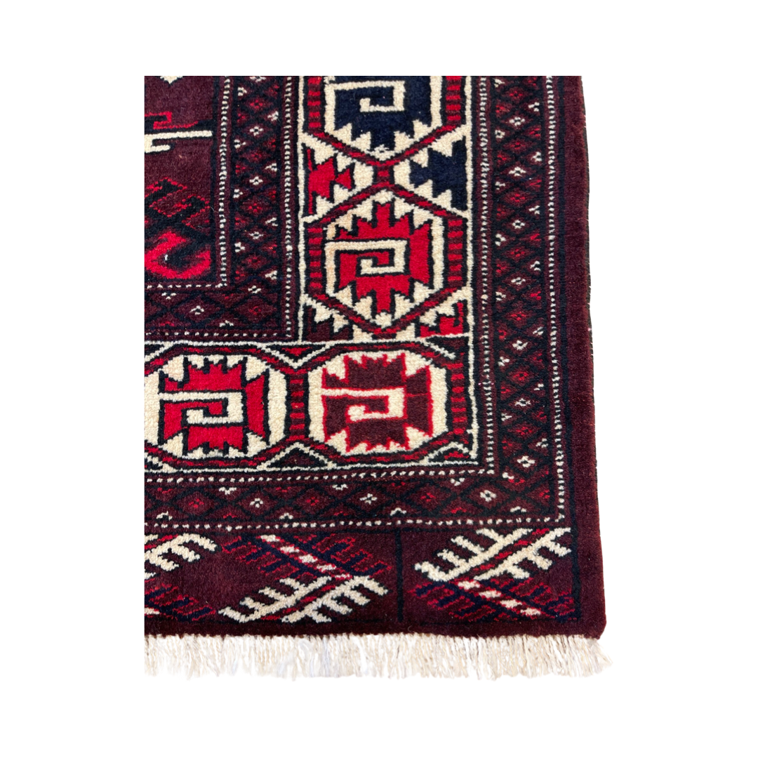 Hand-knotted carpet Turkamen