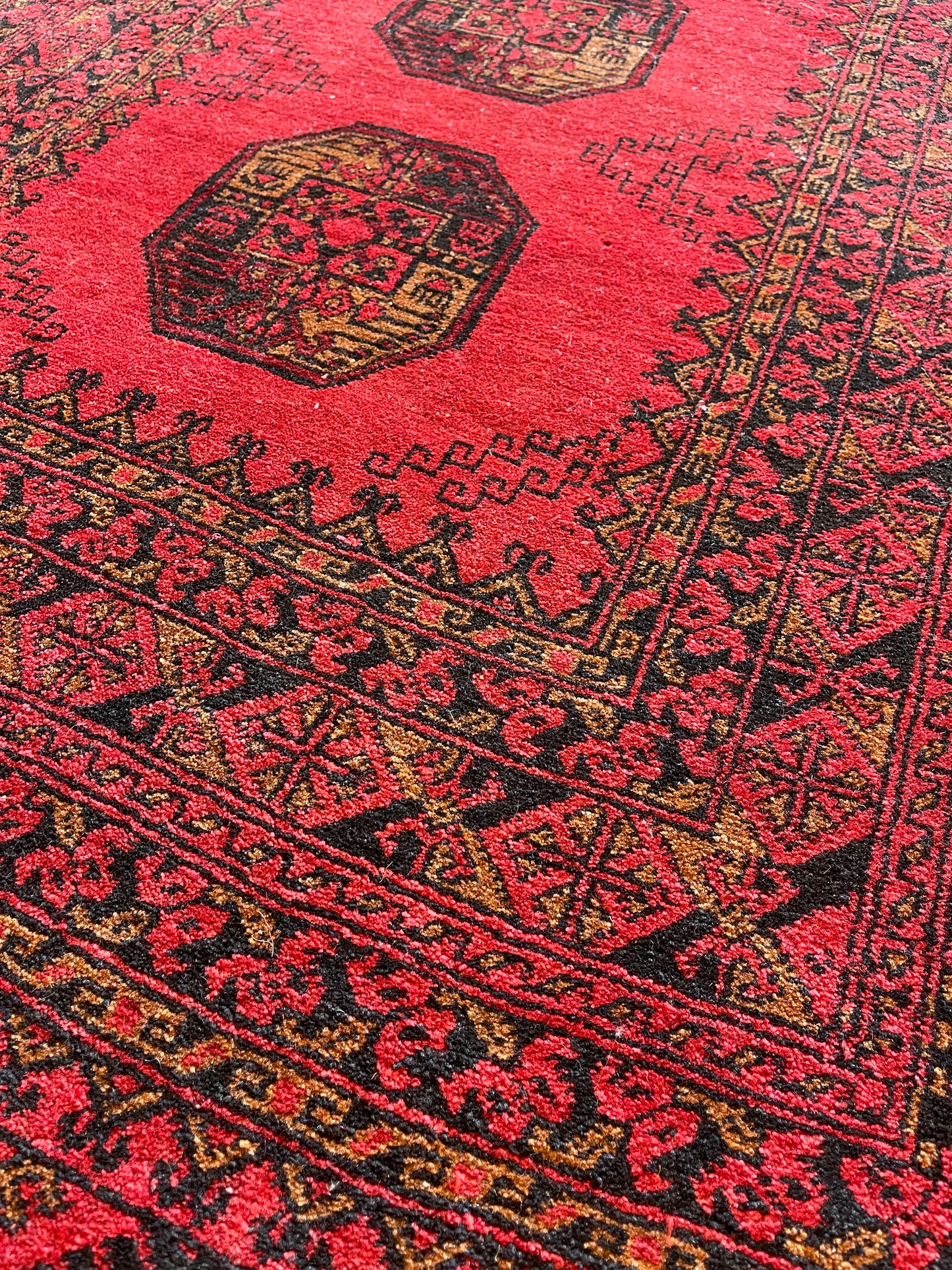 Handgeknoopt tapijt Afghan