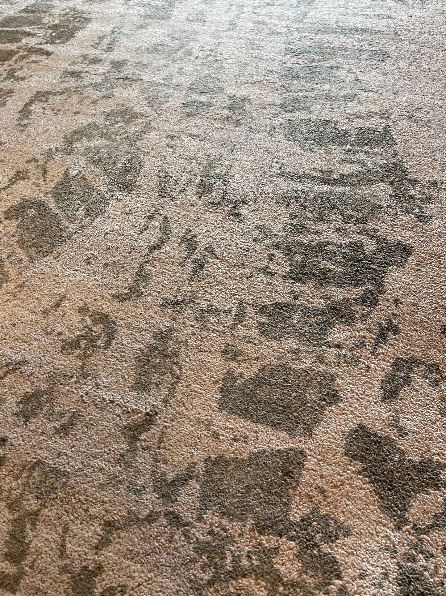 Handgeweven tapijt Bamboo silk