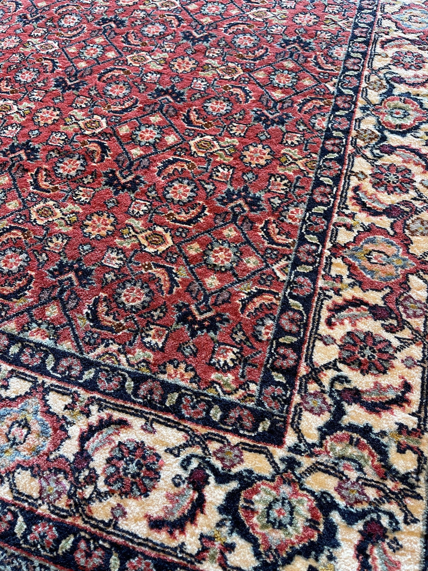 Handgeknoopt tapijt Bidjar