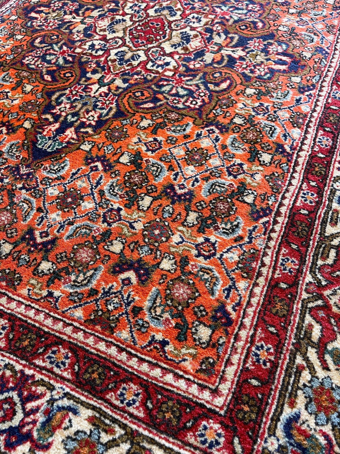 Handgeknoopt tapijt Bidjar